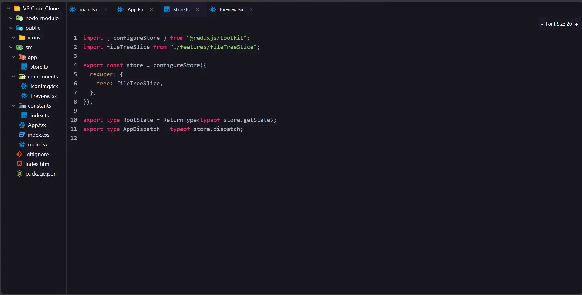 VS Code Interface Recreation