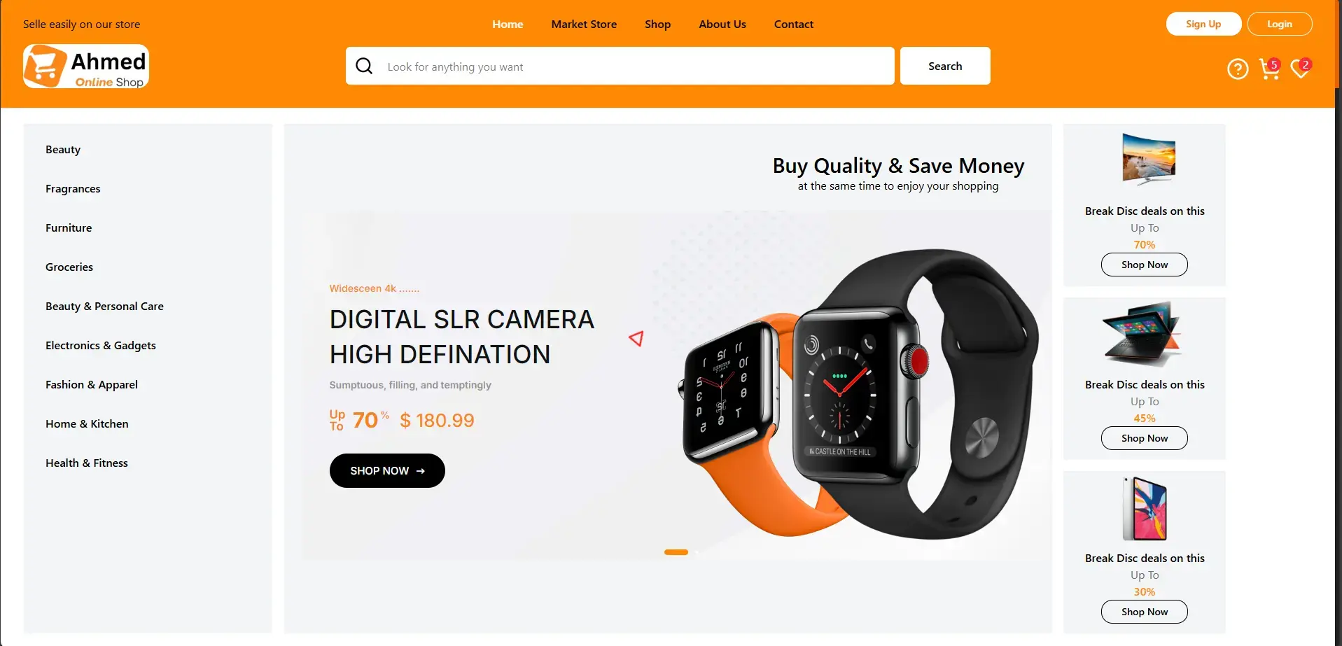 Modern E-commerce Website