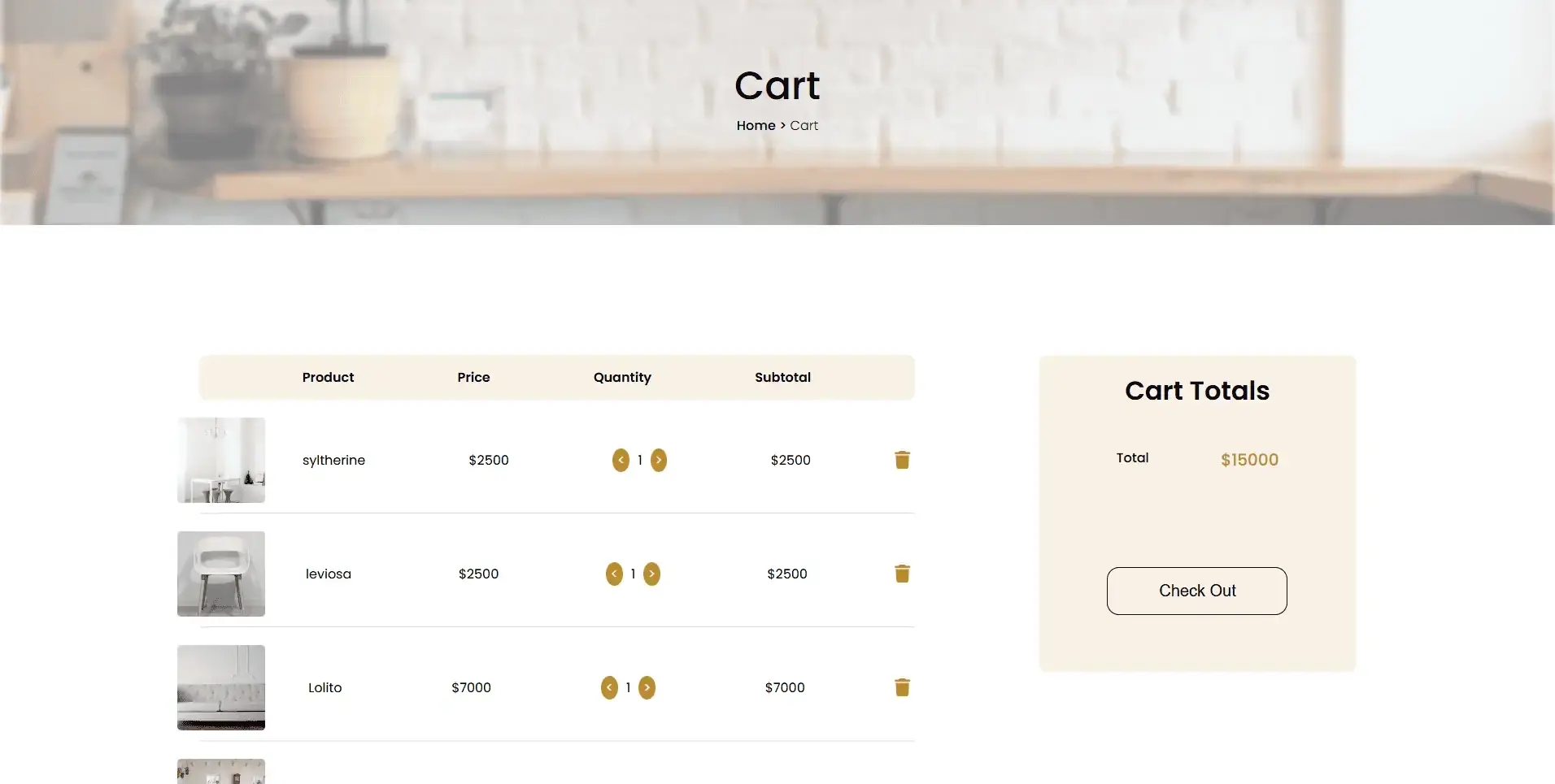 Modern Furniture E-Commerce screenshot 2