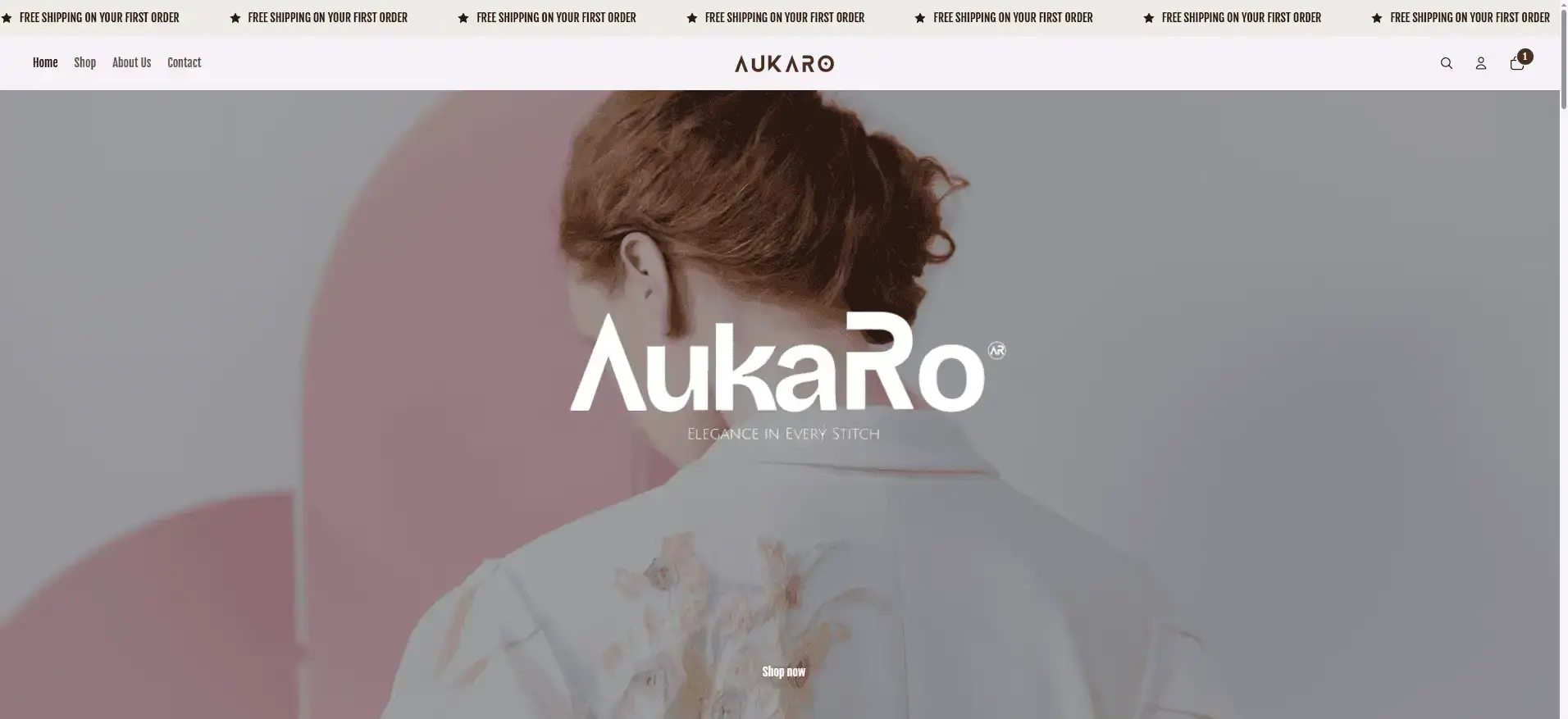 Luxury Fashion Brand - Shopify Store screenshot 2