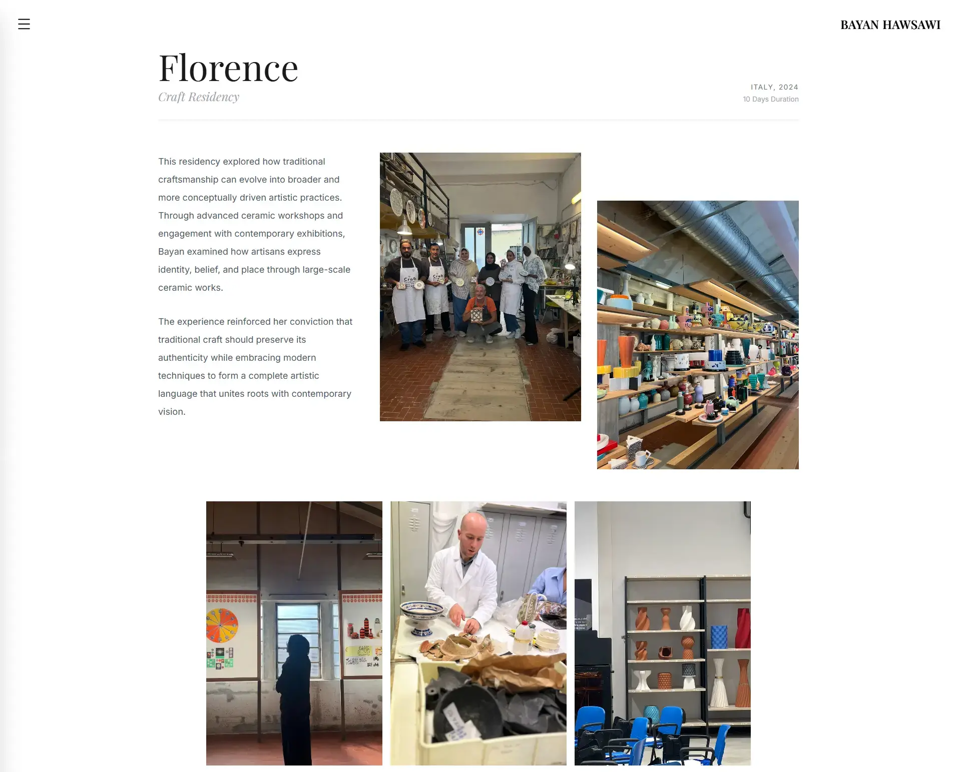 Bayan Hawsawi – Personal & Portfolio Website screenshot 1