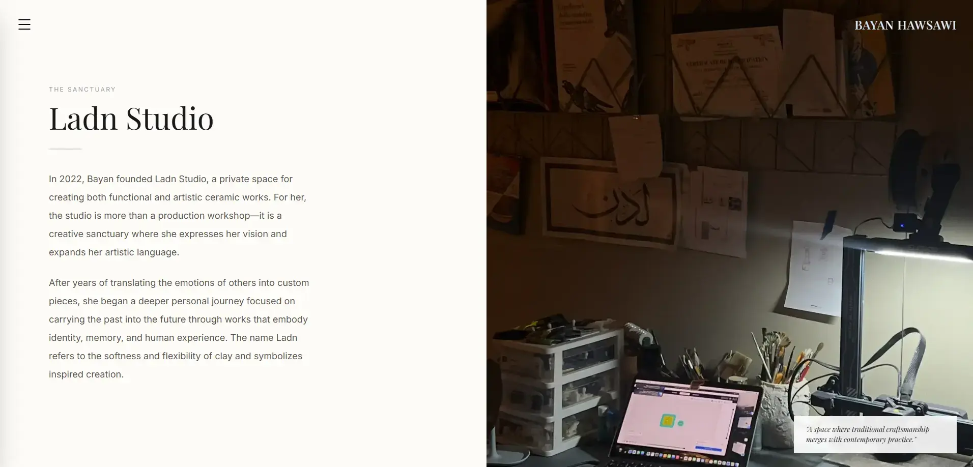 Bayan Hawsawi – Personal & Portfolio Website screenshot 5