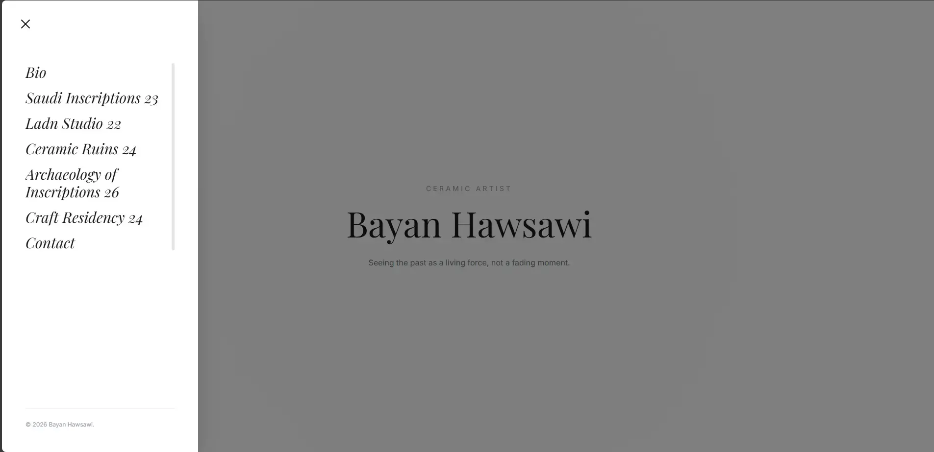 Bayan Hawsawi – Personal & Portfolio Website screenshot 7