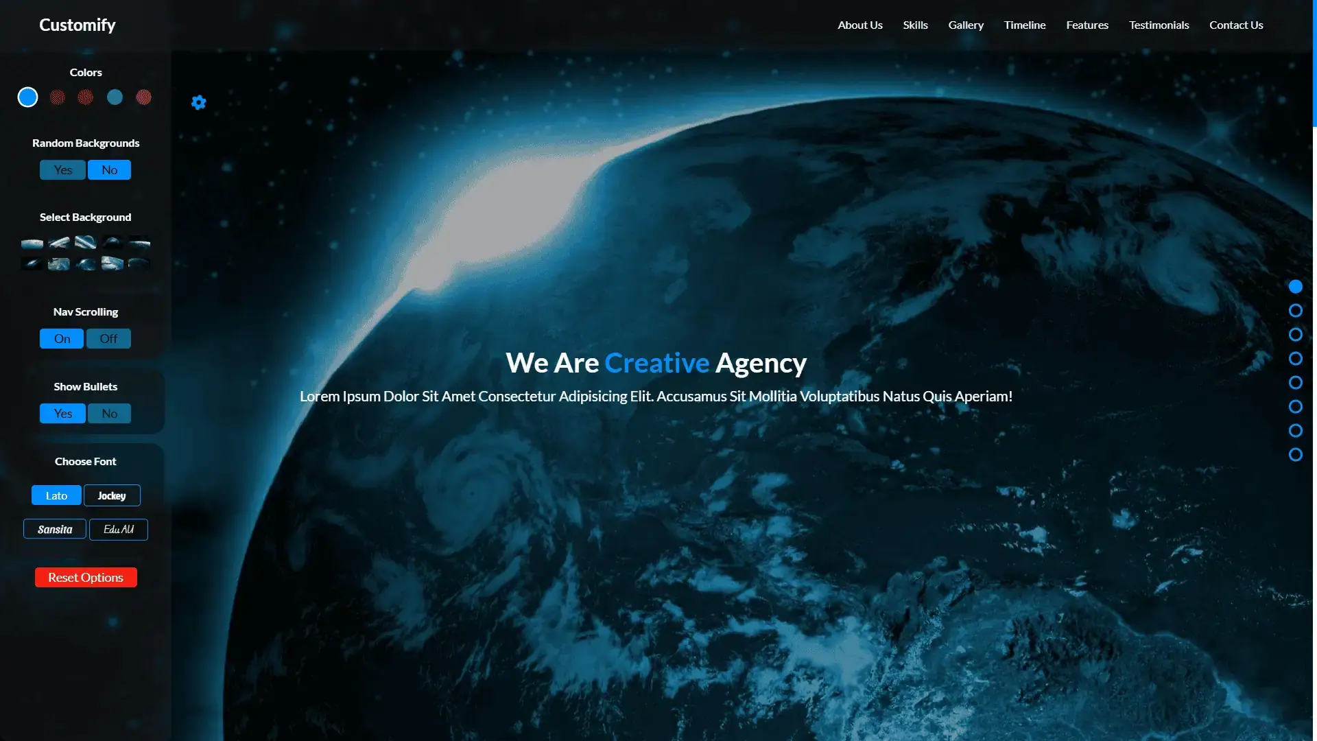 Theme Customization Demo screenshot 4