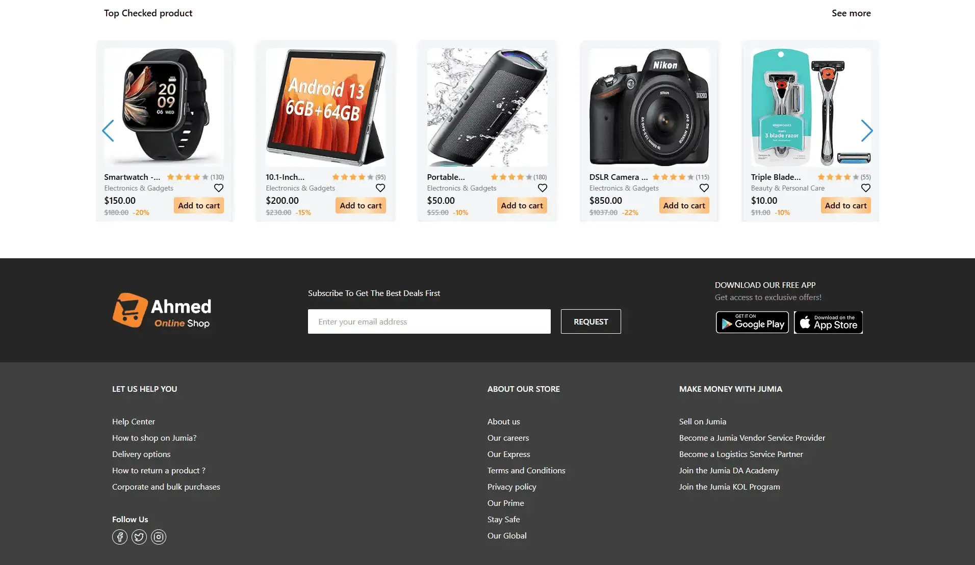 Modern E-commerce Website screenshot 2