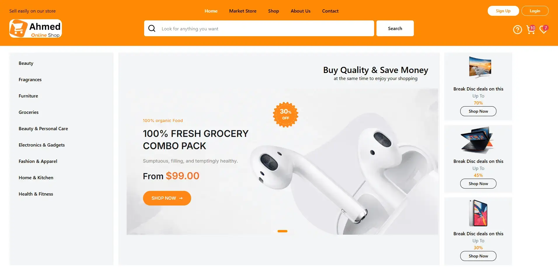 Modern E-commerce Website screenshot 7