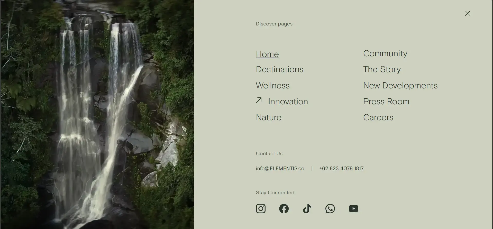 Elementis Website Clone screenshot 1