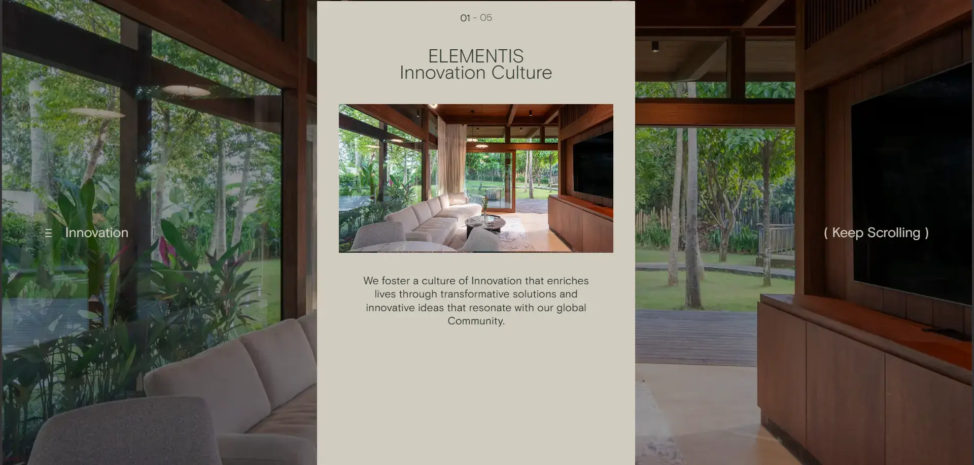 Elementis Website Clone screenshot 2