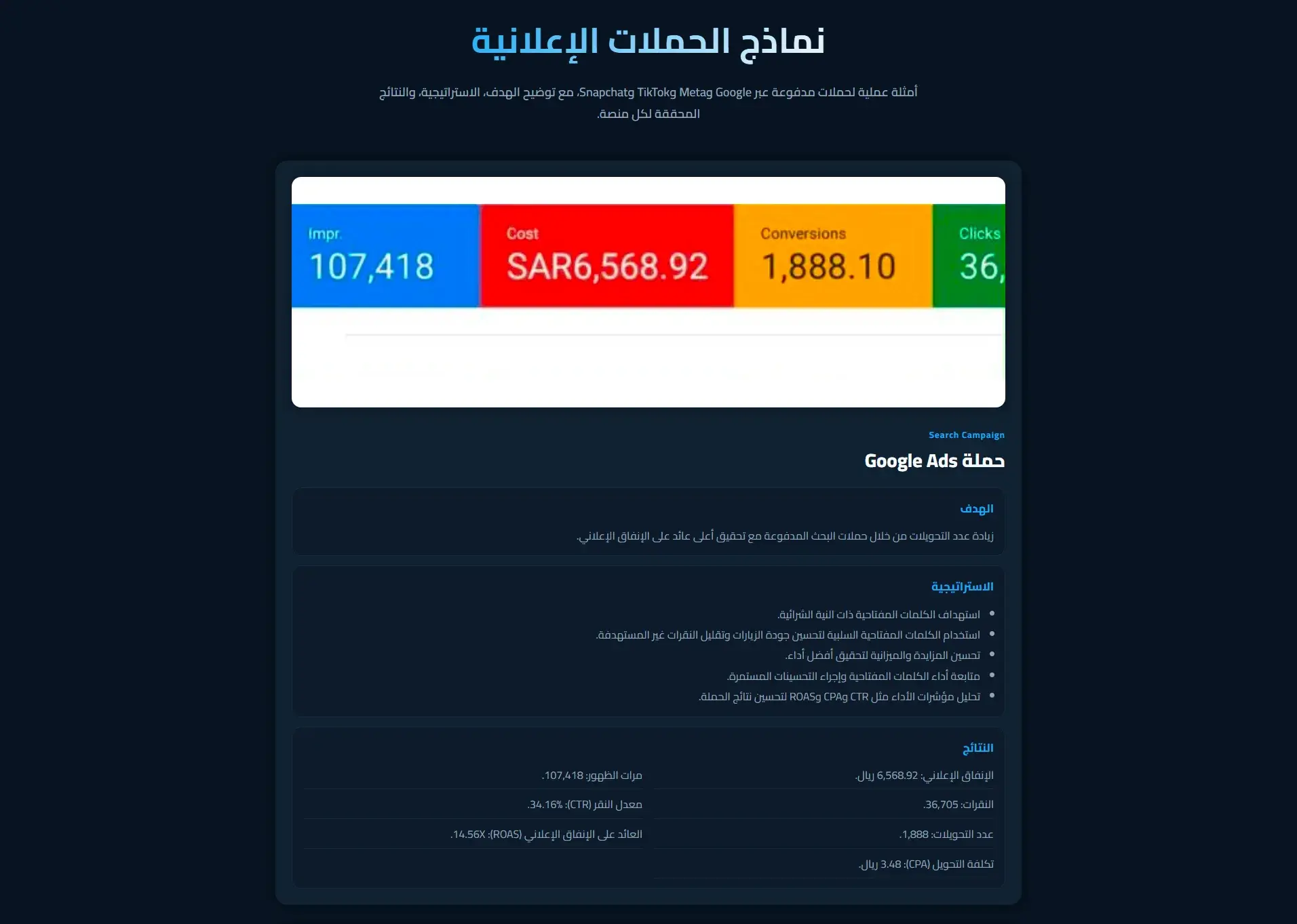 Omar Alghamdi – Digital Marketing Portfolio screenshot 4