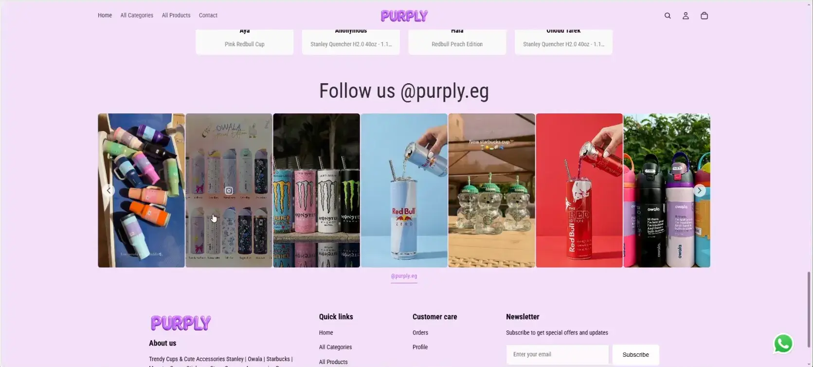 Purply - Trendy Cups & Accessories E-Commerce Store screenshot 2