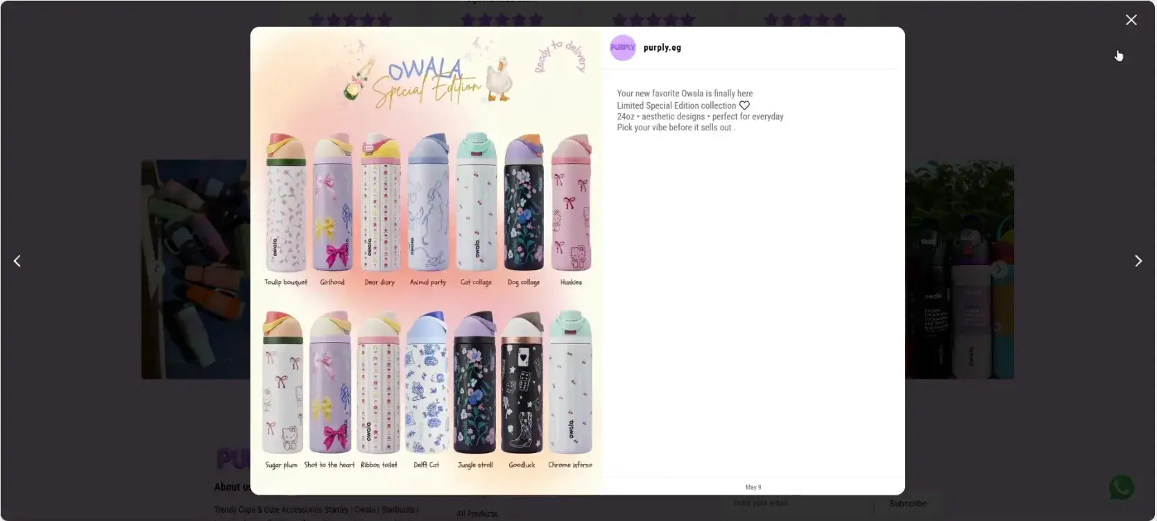 Purply - Trendy Cups & Accessories E-Commerce Store screenshot 3