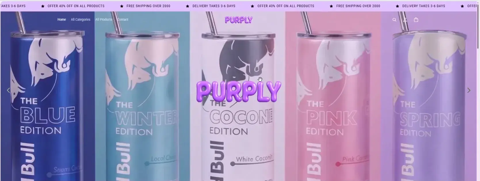 Purply - Trendy Cups & Accessories E-Commerce Store screenshot 6