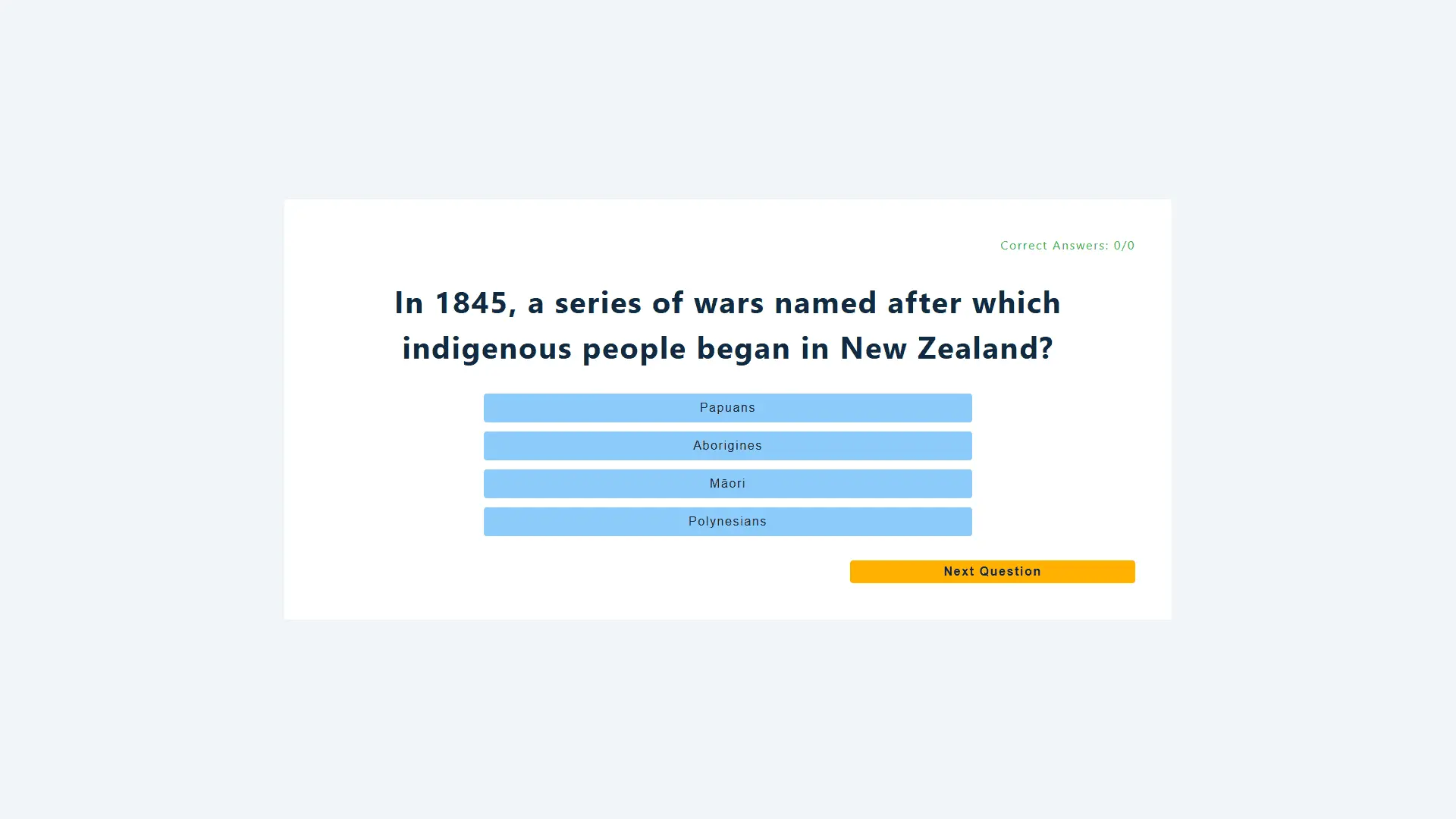 API-Powered Quiz Challenge screenshot 1