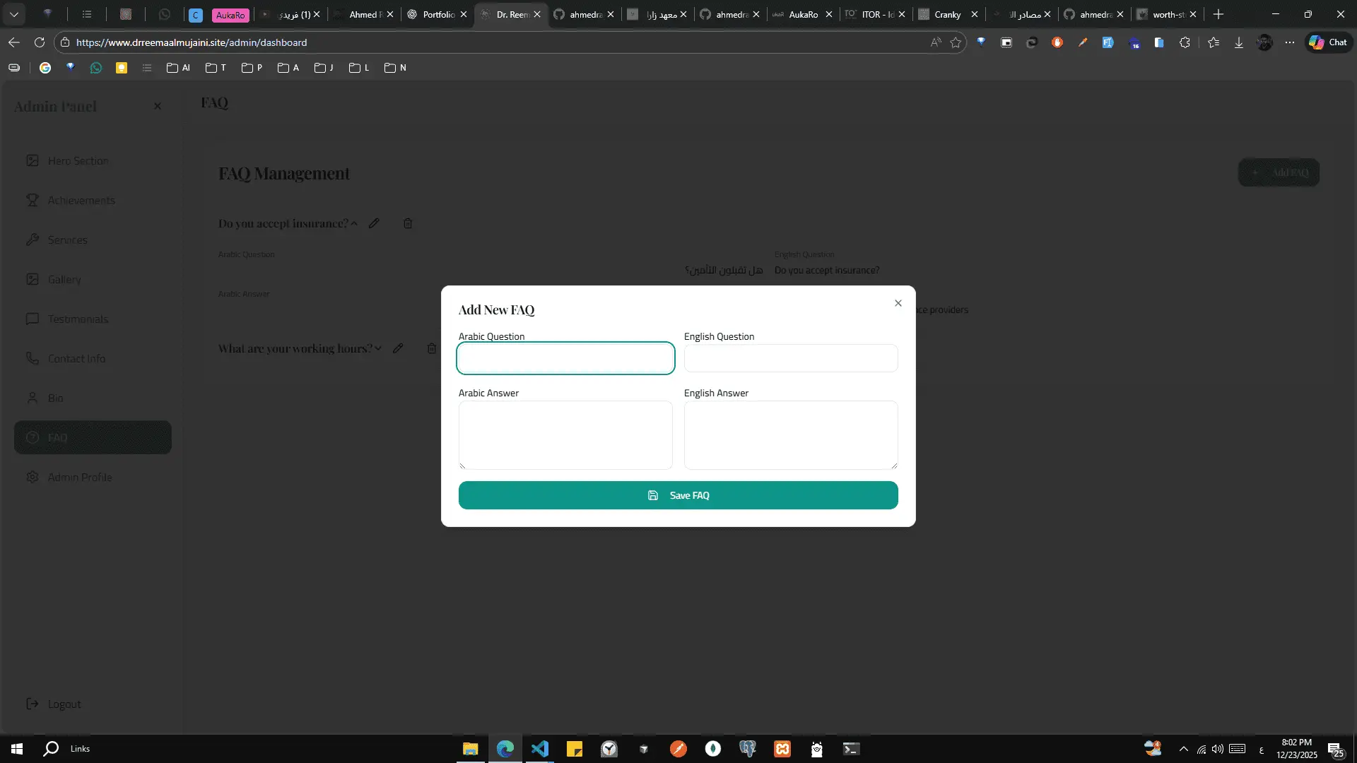 Medical Website with Admin Dashboard screenshot 17