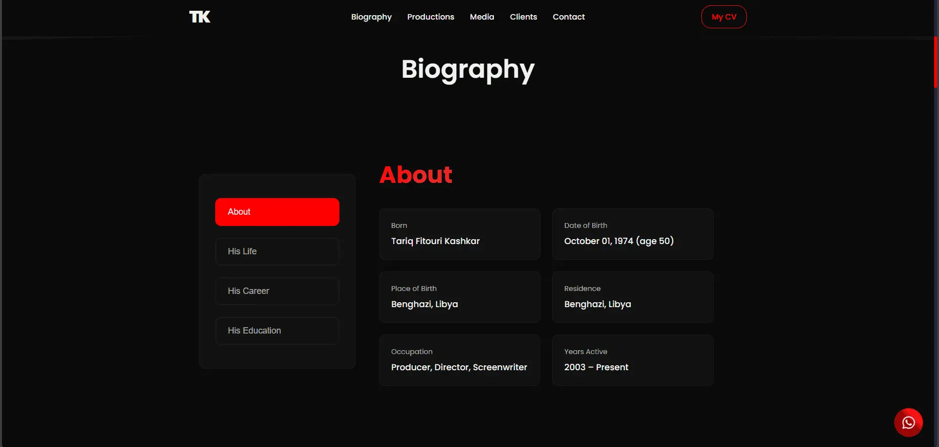 Creative Director Portfolio Showcase screenshot 2