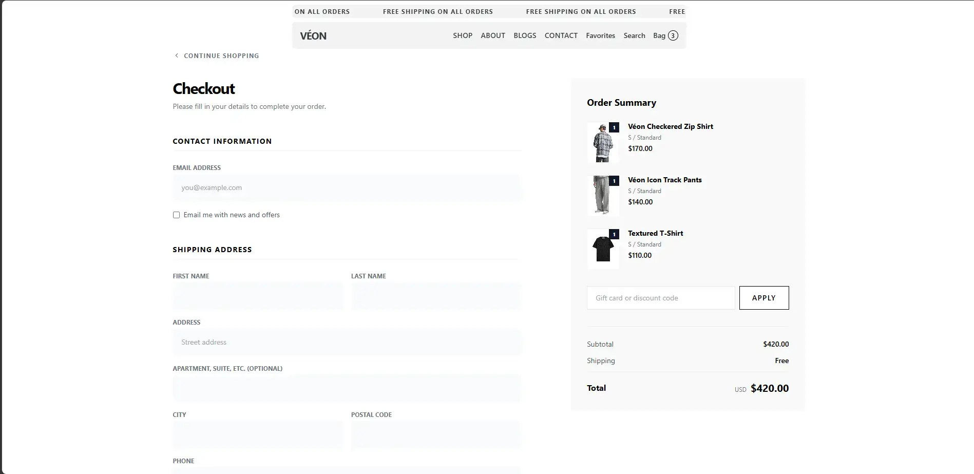 VEON - Fashion E-Commerce Platform screenshot 6