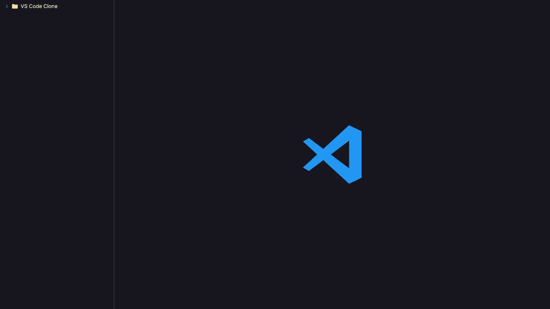 VS Code Interface Recreation screenshot 1