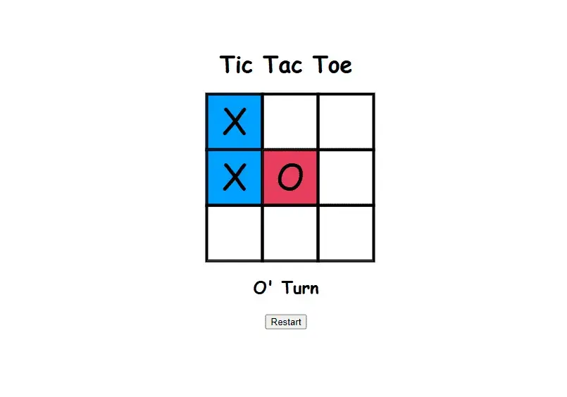 Tic Tac Toe X/O Classic Game